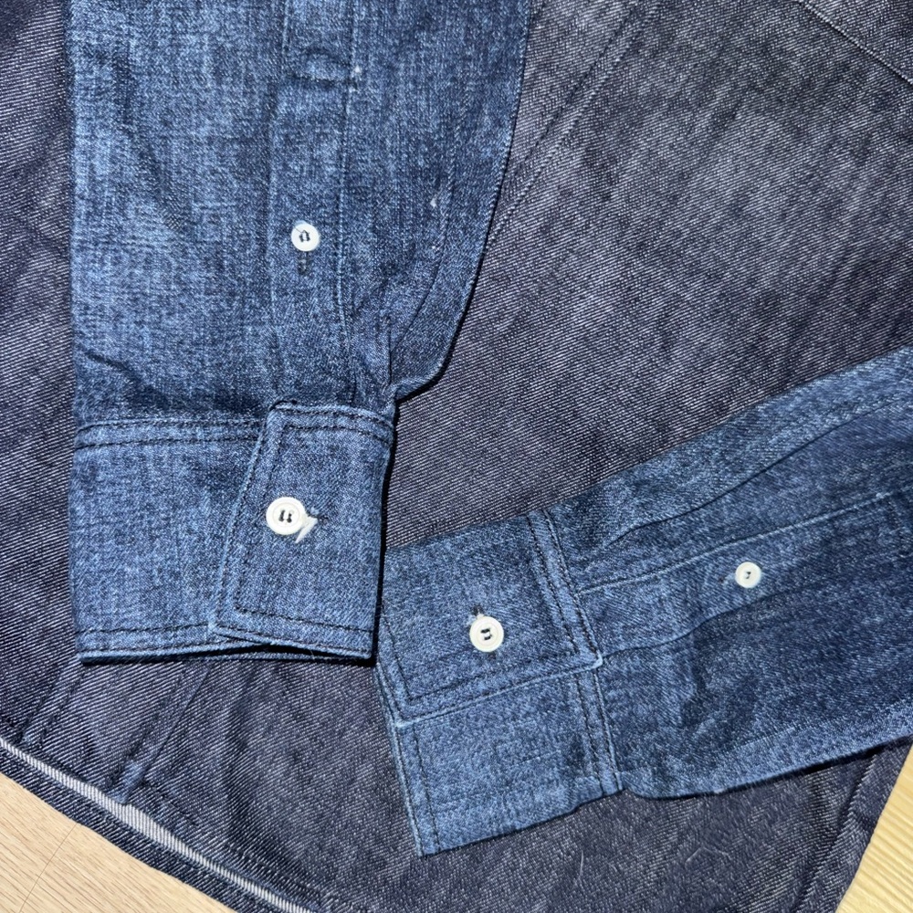 Givenchy Blue Denim Heavyweight Button Down Shirt Jacket NEW - Picture 3 of 11